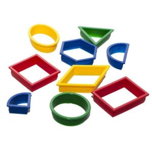 9 piece playdough cookie cutter